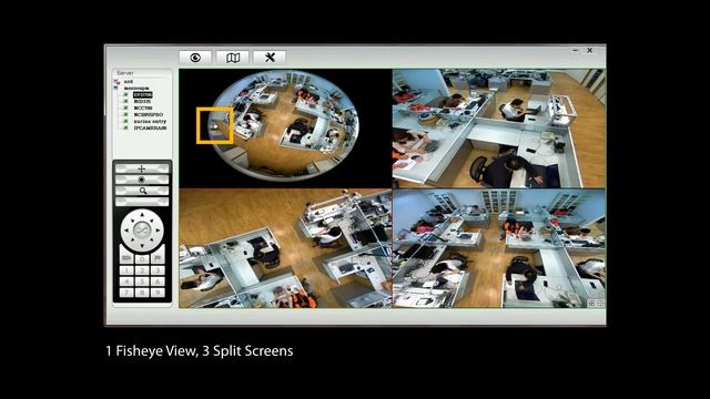 MESSOA UFD706 Fisheye IP Dome De-warp Demo смотреть онлайн