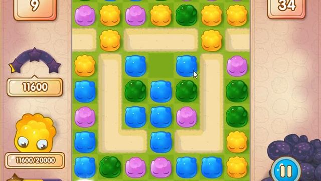Jelly Splash Level 34 смотреть онлайн