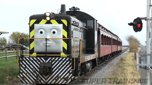 Thomas the Tank Engine & Mavis at the Strasburg Rail Road, Trains Compilation Video by Super Trains смотреть онлайн