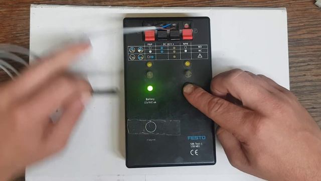 FESTO SME-8-K-LED-24 PROXIMITY SENSOR TEST смотреть онлайн