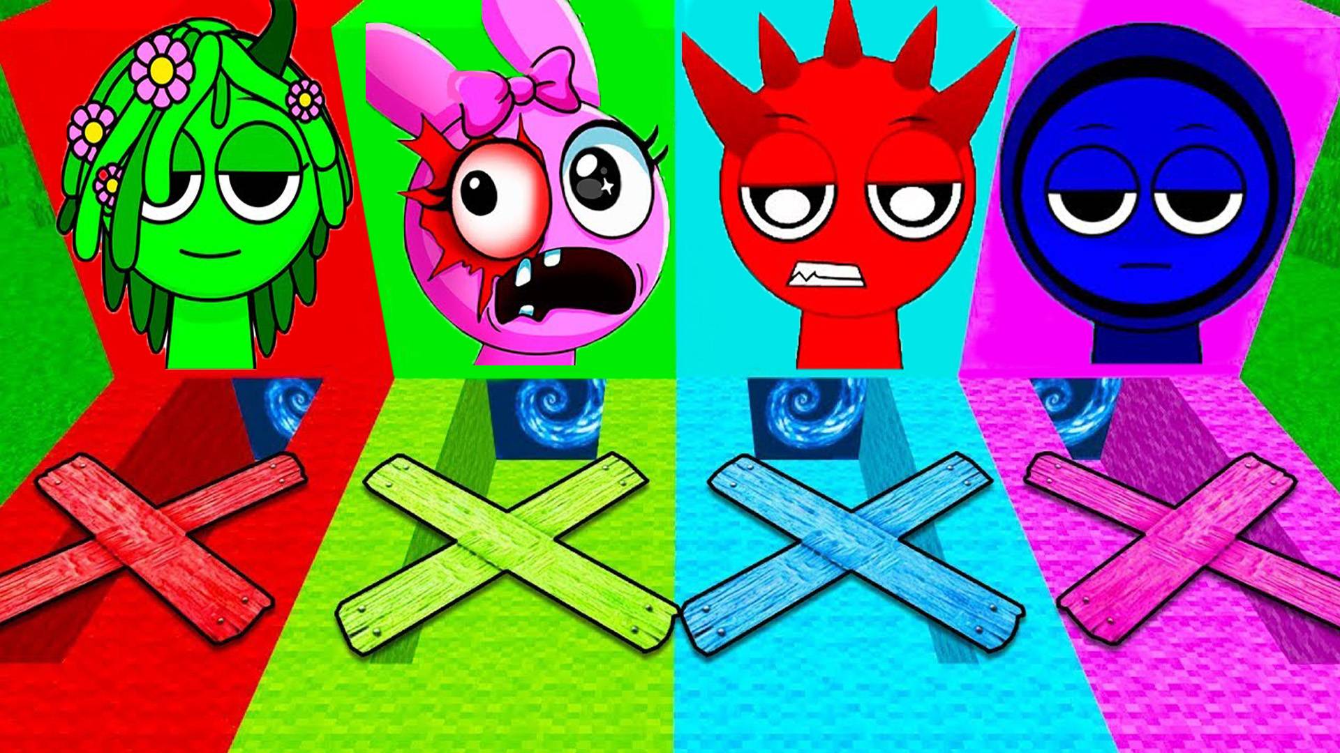 ВЫБЕРИ ПРАВИЛЬНЫЙ ЗАКРЫТЫЙ ПОДВАЛ ВСЕ ВИДЫ СПРУНКИ В МАЙНКРАФТ смотреть онлайн