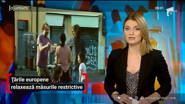 Observator Update, 11 mai, ora 9:00: Țările europene relaxează măsurile restrictive смотреть онлайн