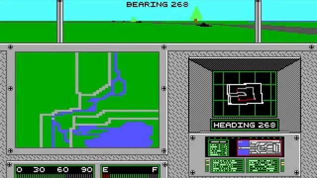 Abrams Battle Tank PC DOS Dynamix Game Ukraine Campaign Mission #1 (The Mossel Defense Medium Level смотреть онлайн