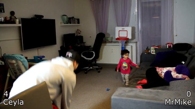 Family Wohnzimmer Basketball Shootout смотреть онлайн