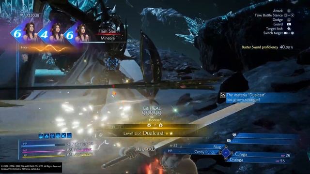 Crisis Core -Final Fantasy VII- Reunion: Minerva Boss Fight смотреть онлайн