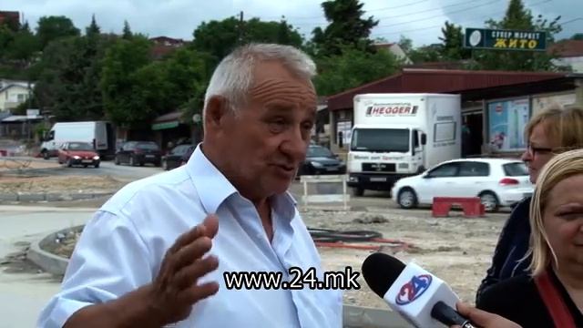 Протест во Кисела вода поради изградба на кружен тек смотреть онлайн