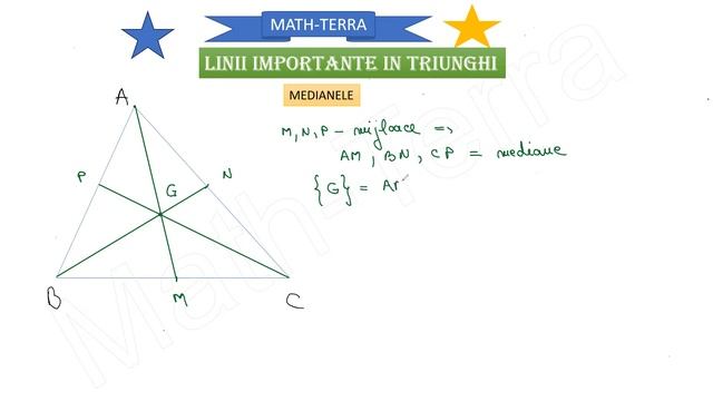 Linii importante in triunghi. Mediana смотреть онлайн