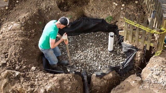 Timelapse install of an R-Tank Rainwater Infiltration System смотреть онлайн