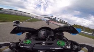 Kawasaki ZX 1000 Ninja H2 / Acceleration 0-300 km/h, Top Speed, Ride and Best Exhaust Sound