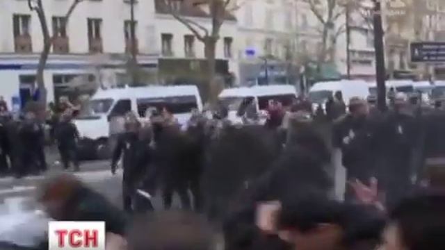 Новости. В Париже протесты французской молодежи и профсоюзов закончились дракой 2016 смотреть онлайн