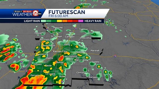 Lots of rain on radar for Kansas City Thursday and Friday смотреть онлайн