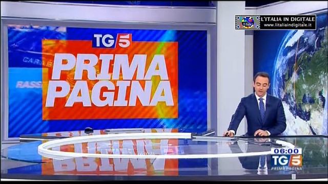 Cambio logo Canale 5 + ora esatta e TG5 Il logo di Canale 5 si rinnova quarta parte смотреть онлайн