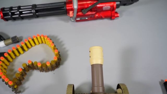 Anti Tank Gun - M134 Minigun Shell Ejecting Nerf Toy Gun -Airsoft Gun- REALISTIC TOY GUNS Collectio