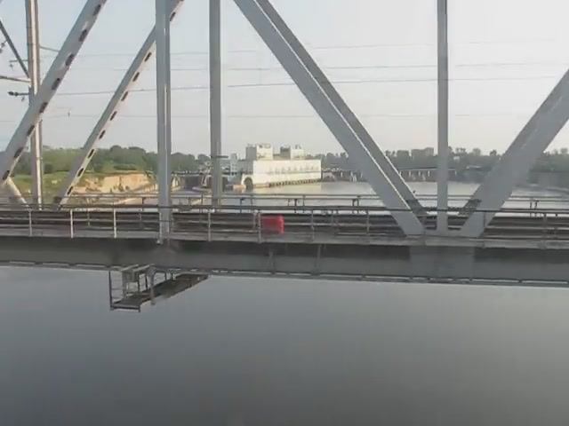 Проследование Волховского моста на поезде смотреть онлайн