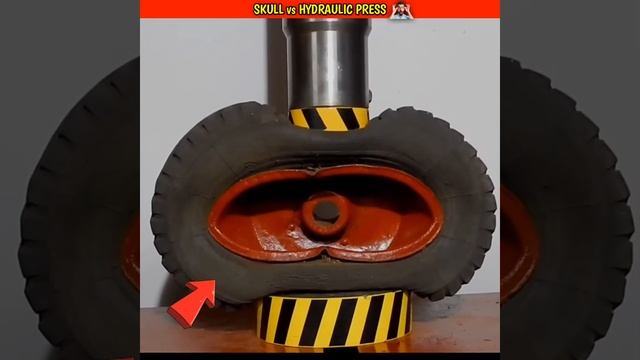 Skull vs Hydrolic Press 🤯 | P-2 | #shorts #short #viral @shubhfacts40 смотреть онлайн