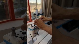 КАК ЗАПРАВИТЬ  НИТКУ В ШВЕЙНУЮ  МАШИНУ JACK - A5E-A