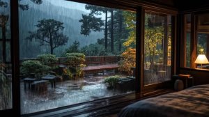 Шум Дождя с Грозой для Сна | Атмосфера Дождя за Окном