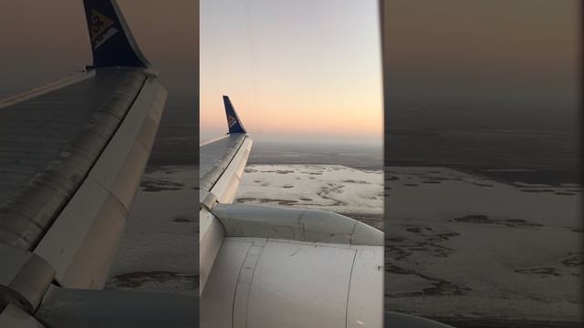 air astana, boeing 757-200, landing at Atyrau(GUW) смотреть онлайн