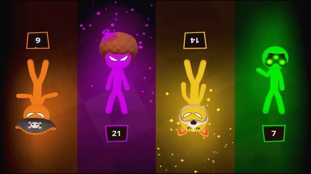 The Stickman Party Gameplay Mini Games Mobile 4 Players ALL UNLOCKED BEST android GAMES смотреть онлайн