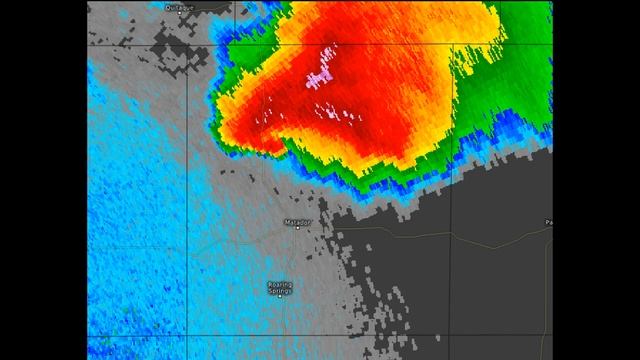 Strong Tornado in Matador: Radar Time-Lapse смотреть онлайн