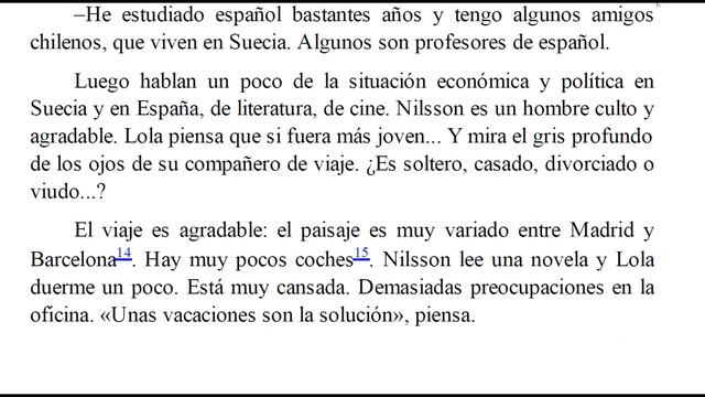 Чтение часть 3 Vacaciones Al Sol