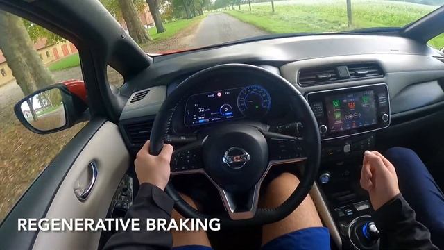 Nissan Leaf Ll 2019 | 40 KWh 150 HP | POV Review, Acceleration & 0-100