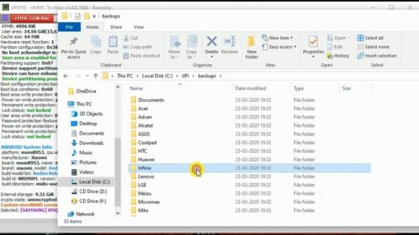 UFI BOX TRAINING Part 3 | How To Read Dump File From eMMC | Read/write Security File