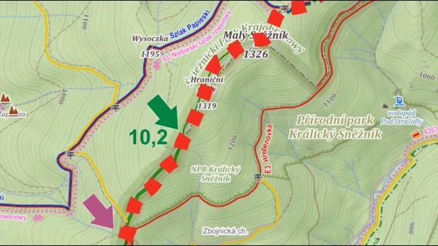 Králický Sněžník "BEZE STOPY" popis trati смотреть онлайн