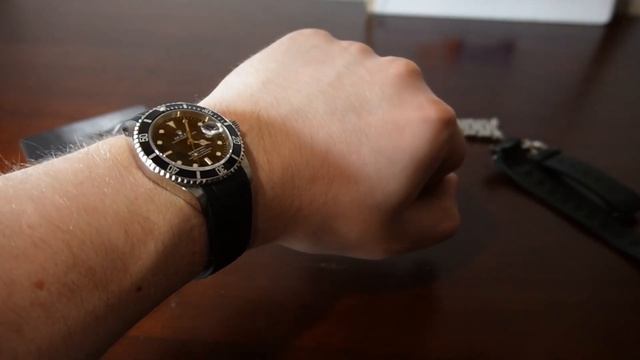 Rolex Rubber Strap Unboxing: Crafter Blue RX01 Review смотреть онлайн
