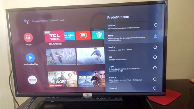 melhor configuração de som ( Áudio ) e como nivelar o áudio e configurar Audio HDMI para tv tcl смотреть онлайн