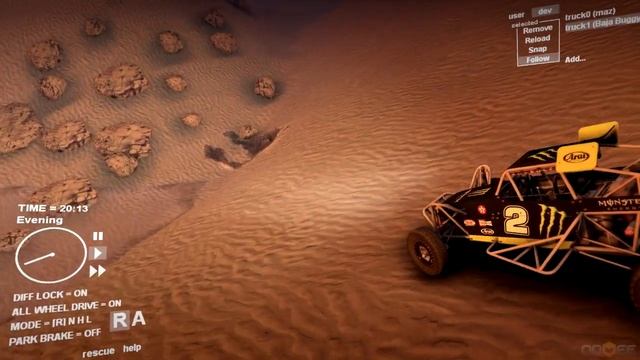 Spin Tires | NEW MAP! Desert Dakar and Baja Buggy | Game Vid Expo! смотреть онлайн