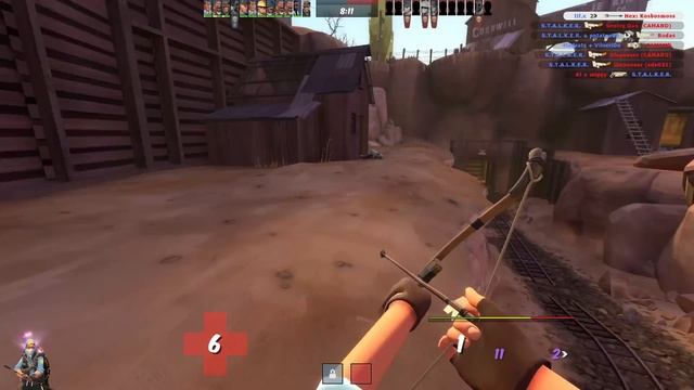 Team Fortress 2: Sniper Gameplay [TF2 Huntsman] смотреть онлайн