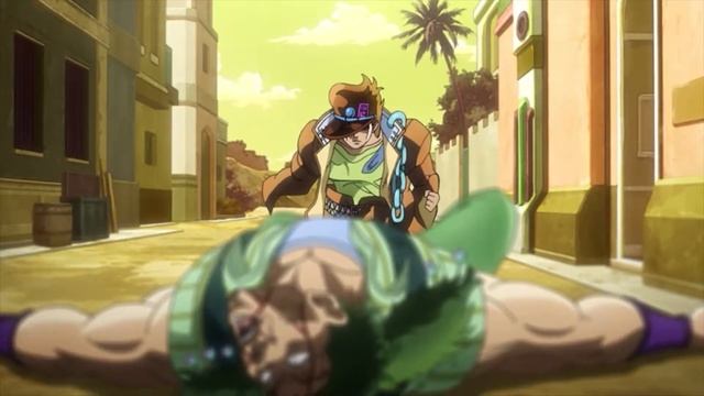 Jotaro Vs Alessi (Jotaro Kid Punching Alessi)