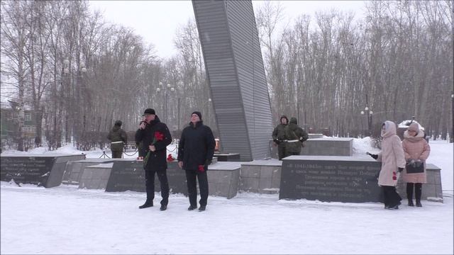 Митинг в честь 81-летия освобождения Ленинграда от фашисткой блокады. г.Ачинск. 27.01.25г. смотреть онлайн