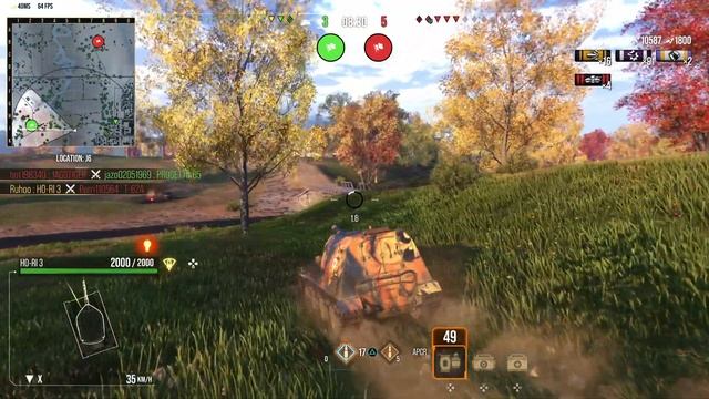 WoT Console - Ho-Ri 3 - 15,2k dmg смотреть онлайн