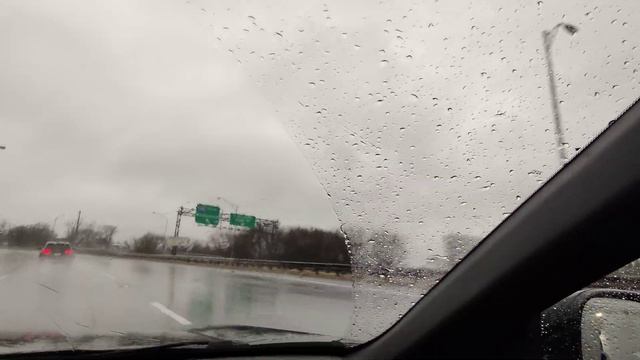 driving past the Pentagon in the rain in January in Washington DC смотреть онлайн
