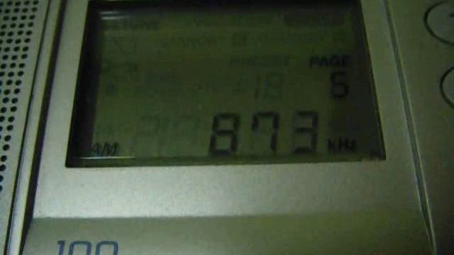 [SW DX] 873 kHz AIR North (Jalandhar, Punjab, IND) 16.03.2018