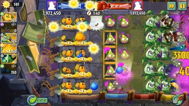 Арена PvZ2, 149-я неделя, удобрение, 7-ой уровень растений, без платных, 12 956 300 очков смотреть онлайн