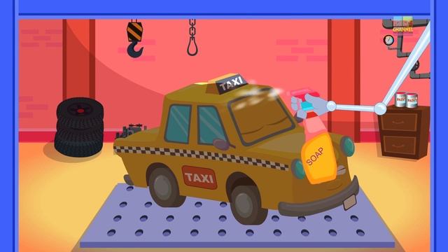 Water Tank | Car Wash | Children's video смотреть онлайн