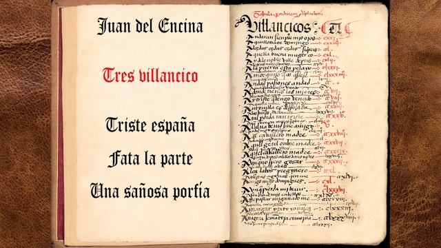 Juan del Encina Tres villancico смотреть онлайн