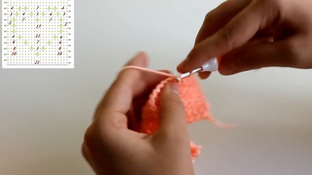 Детский ПЛЕД КРЮЧКОМ с сердечками (1 часть) Baby blanket with subtitles смотреть онлайн