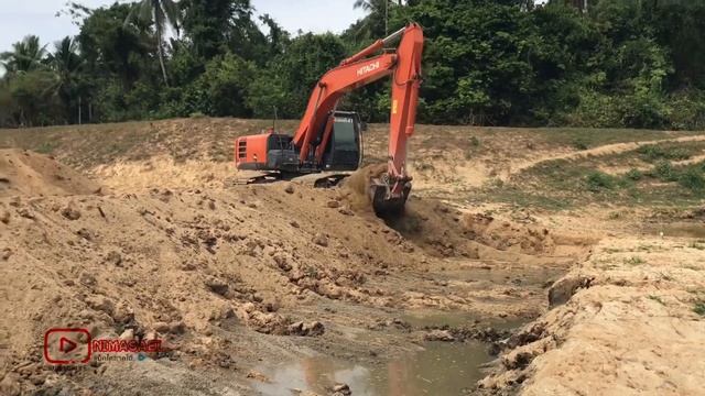 EPISODE 1 เปิดโครงการขุดสระอ่างเก็บน้ำด้วย HITACHI ZX200-5G BY อังกอร์ смотреть онлайн