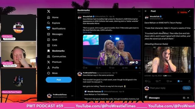 Dave Meltzer and Bryan Alvarez ARGUE! Wrestling Observer BURIES Trick Williams and Mercedes Mone! смотреть онлайн