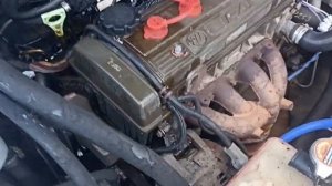 40 Течь масла в районе ГРМ Лифан Солано 620