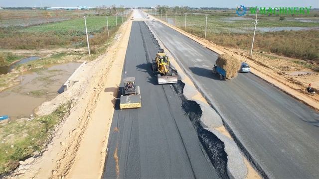 Excellent LiuGong Motor Grader Spreading Gravel Operating Techniques | Grader Trimming Gravel Skill смотреть онлайн