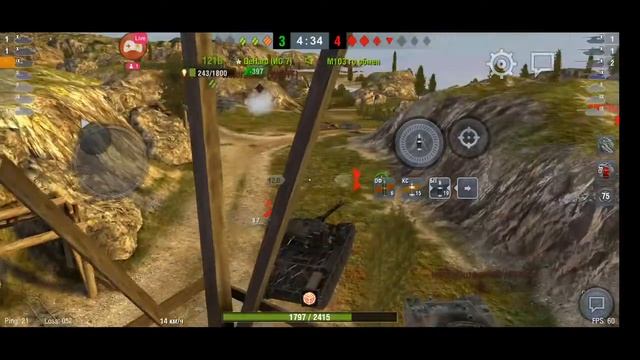 World of Tanks Blitz дневной будничный рандом🎮 смотреть онлайн