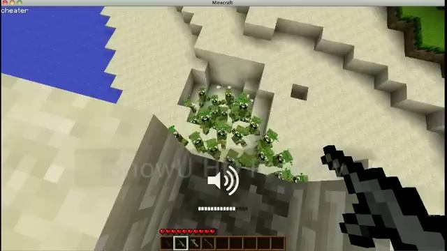 Minecraft: gun mod VS creepers смотреть онлайн