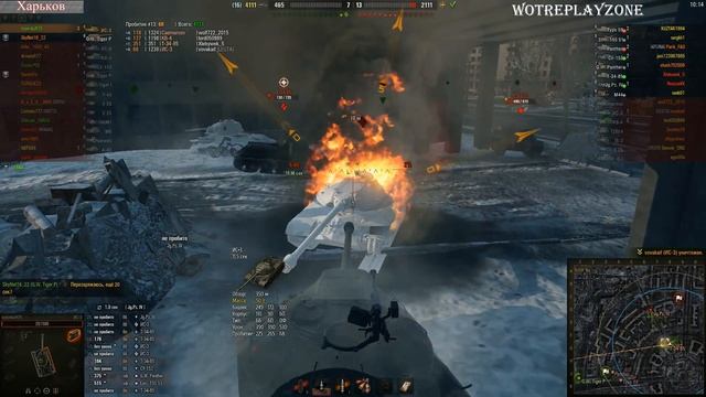 ИС-3 1 против 8, 14 медалей) Харьков World of Tanks 0.9.10 смотреть онлайн