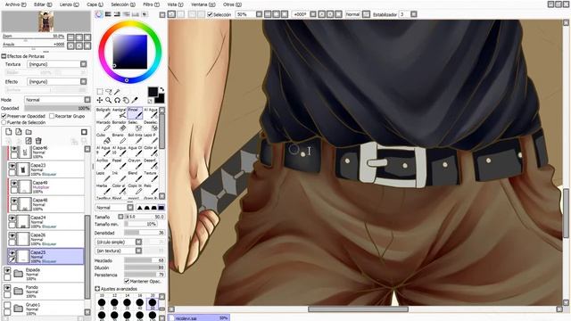 [Sai + Photoshop Timelapse] Shingeki no Kyojin x Gangsta Crossover смотреть онлайн