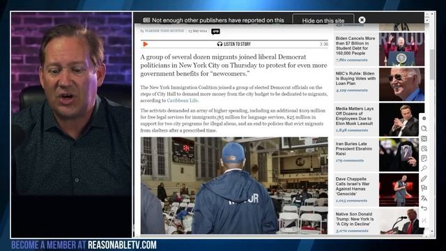 Migrants Protest for EVEN MORE Free Government Benefits in New York City смотреть онлайн
